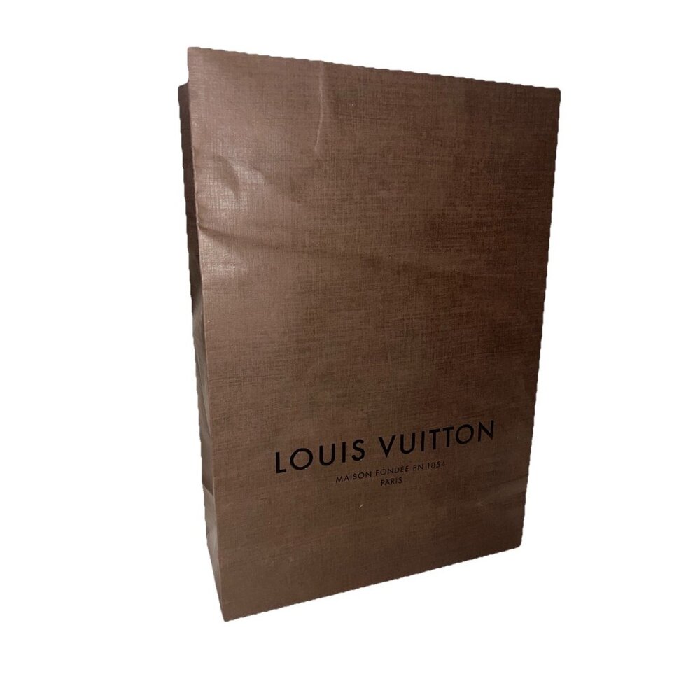 Louis Vuitton Gift Paper Bag Brown Color